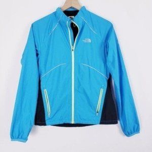 North Face Ultralight Flight Series Blue Reflective Jacket Trail Torpedo Jacket